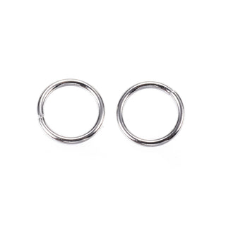 Tarnish Resistant 304 Stainless Steel Open Jump Rings, Stainless Steel Color, 20 Gauge, 7x0.8mm, Inner Diameter: 5.4mm, about 142pcs/10g