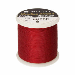 Miyuki Nylon Beaading Thread.  (Size B).  50 Meter Roll.  (See Drop Down for Color Options)