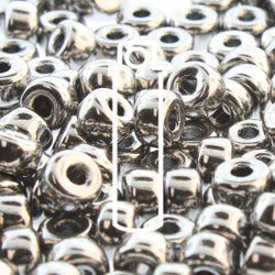 2/0 Czech  (Matubo) Jet Chrome.  Tube 20 grams