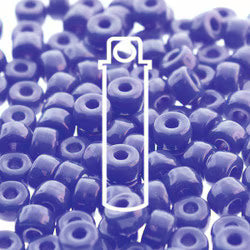 2/0 Czech  (Matubo)  Royal Blue Opaque.  Tube 20 grams