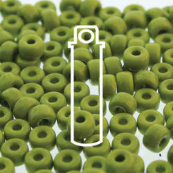2/0 Czech  (Matubo)  Wasabi Opaque.  Tube 20 grams