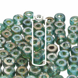 2/0 Czech  (Matubo) Aqua Rembrandt.   Tube 20 grams