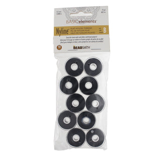 Nyline Thread (Size B/ .20mm).   75 Yards/ Spool (10 Spools in a Bag).  *See Color Options