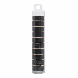Nymo Thread (Size D/ .30mm).  *BLACK (10 Pack).   64 Yards/ Spool (10 Spools in a Tube).