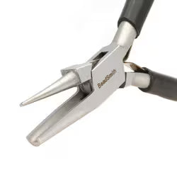 ROUND HOLLOW PLIER BLACK PVC WIDE HANDLE - WITH SPRING.   (Round & Concave).