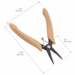 Beader's All-in-One Plier! : Round nose, chain nose, Crimper & Cutter