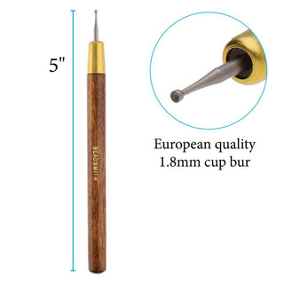 Wire Rounder.  (Round Your Wire Tool).  with 1.8 mm Cup Bur.  (16 to 14 gauge)