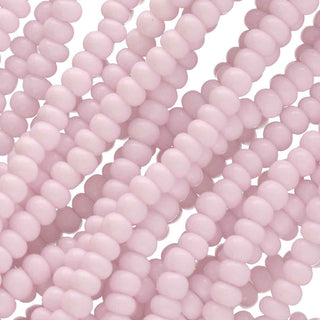 11/0 Czech  (Opaque Pink)  6 String/Hank -Approx 17 Grams