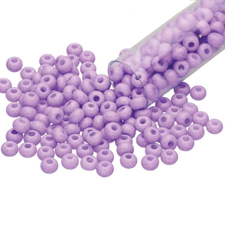 6/0 CZECH Round Seed Beads. *TUBE.  (Amethyst Solgel).  20 grams  (Czech)