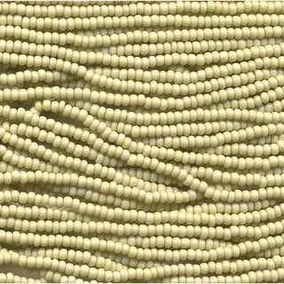 6/0 Czech  (Light OLIVE SOLGEL)  6 String/Hnk -Approx 69 Grams