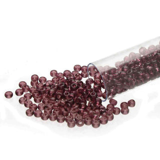 6/0 Czech  (Amethyst)  Tube 20 grams