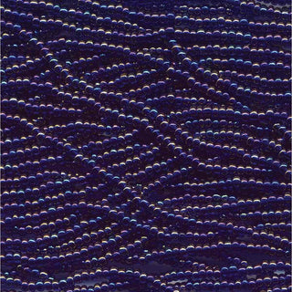 6/0 Czech  (Dark Sapphire AB)  6 String/Hnk -Approx 69 Grams