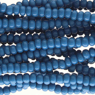 6/0 Czech  (OPAQUE DENIM)  6 String/Hnk -Approx 80 Grams