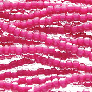 8/0 Czech (Terra Intensive Lining Magenta) 6 String/Hank  *Approx 38 gr