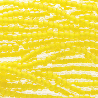 8/0 Czech (Terra Intensive Lining Yellow) 6 String/Hank  *Approx 38 gr