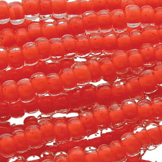 8/0 Czech (Terra Intensive Lining Red) 6 String/Hank  *Approx 38 gr