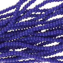 8/0 Czech (BLUE) 6 String/Hank  *Approx 42 gr