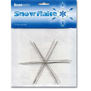 Wire Snowflake (see Size Options).   NEW Packaging (Not photographed)