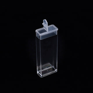 Polystyrene Bead Storage Container, for Seed Beads Storage, Clear, 2.7x1.35x5.05cm, Capacity: 12ml(0.4 fl. oz).  Sold Individually.