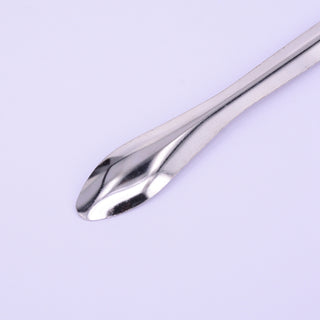 Stainless Steel Bead Scoop,  Stainless Steel Color, 139x9.5~15.5x2.5mm