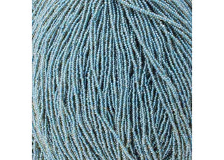 11/0 Czech  (Light Blue Copper Lined)  6 String/Hank -Approx 17 Grams