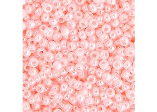11/0 Miyuki  Round Seed Beads (Light Crystal Pink)  *approx 22 gram tube