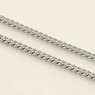 304 Stainless Steel Curb Chain. 2.7 mm x 2 x  .5mm   *Sold by the foot