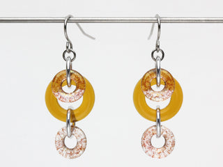 Looped Dropped Earrings (2 pair)  (Component Kit- See description below). - Mhai O' Mhai Beads
