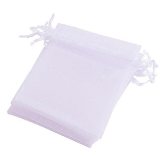 Organza Bags (Packed 10)  (18 x 13cm) *White