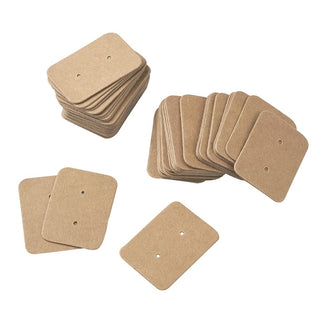 Earring Display Card (Cardboard)   *Packed 100 cards.   35x25x0.5mm