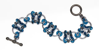 Parallel Bars Bracelet  (Component Kit- See description below). - Mhai O' Mhai Beads
 - 1