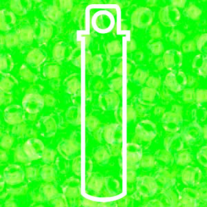 11/0 Miyuki Round Seed Beads (Luminous Mint Green)  *approx 23.5 gram tube