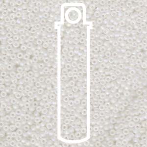 11/0 Miyuki Round Seed Beads (Matte Transparent Crystal AB)  *approx 23 gram tube