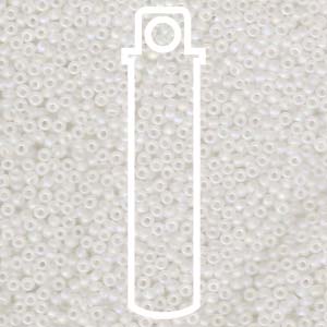 11/0 Miyuki Round Seed Beads (Matte Transparent Crystal AB)  *approx 23 gram tube