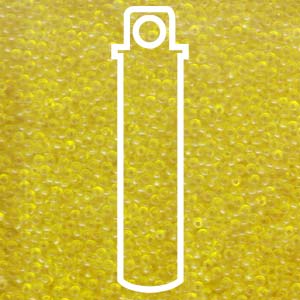 11/0 Miyuki Round Seed Beads (Transparent Yellow)  *approx 23.5 gram tube