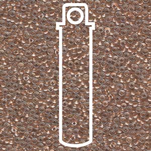 11/0 Miyuki Round Seed Beads  (Sparkle Metallic Gold Lined Crystal)  *approx 24 gram tube