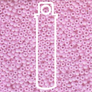 11/0 Miyuki Round Seed Beads (Opaque Pink)  *approx 23 gram tube