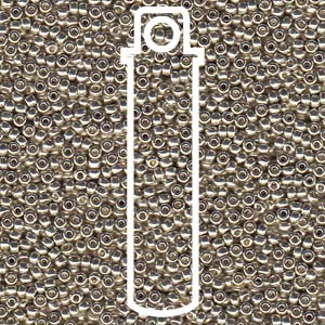 11/0 Miyuki Round Seed Beads (Duracoat Galvanized Silver)  *approx 23 gram tube