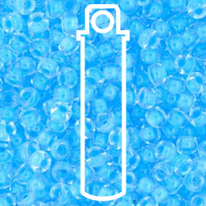 11/0 Miyuki Round Seed Beads (Luminous Ocean Blue)  *approx 23.5 gram tube