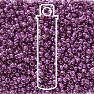 11/0 Miyuki  Round Seed Beads (Duracoat Galvanized Purple Orchid)  *approx 24 gram tube