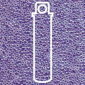 11/0 Miyuki Round Seed Beads (Lilac Ceylon)  *approx 24 gram tube