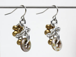 Caterpillar Earrings (*Makes 2 Pair~!) (Component Kit.  See description below) - Mhai O' Mhai Beads
 - 1