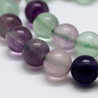 Rainbow Fluorite (Natural) Rounds.   *See Drop Down for Size Options