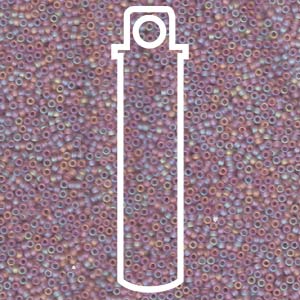 15/0 ROUND MIYUKI (MATTE Smoky Amethyst AB) -APX 8.2GM