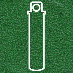 15/0 ROUND MIYUKI (TRANS GREEN) -APX 8.2GM - Mhai O' Mhai Beads
