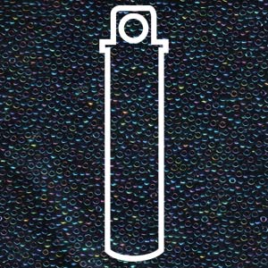 15/0 ROUND MIYUKI (Metallic Dark Blue Iris) -APX 8.2GM