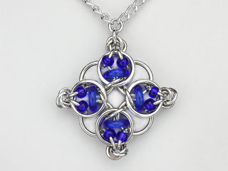 Celtic Diamond Pendant  (Component Kit- See description below). - Mhai O' Mhai Beads
