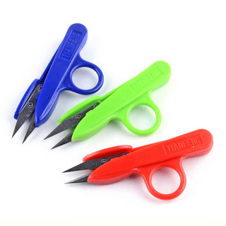 Plastic Handle Stainless Steel Sharp Scissors/ Snips, , 120x50x15m.m.  (See Drop Down for Color Options)