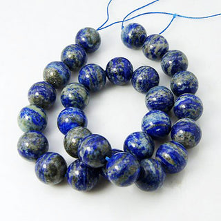 Lapis Lazuli *Rounds   (See Drop Down for Size Options)  *16" strand.