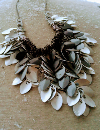 Elemental Leaves (Necklace)  *Blue Buddha Boutique (PDF, Paper Instructions and Full Kits Available)